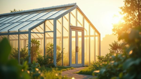 Choisir une serre en verre pour une luminosité optimale