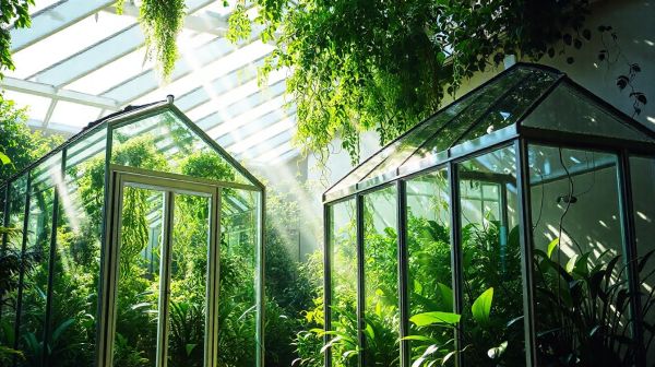 Les meilleures serres en verre pour maximiser la lumière