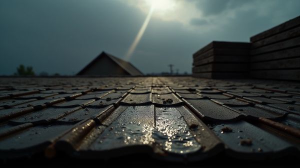 Trouver la solution inattendue à une fuite d'eau de toiture